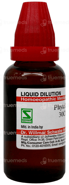 Dr Willmar Schwabe Phytolacca 30Ch Dilution 30Ml